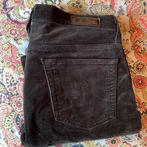 AG chocolate brown corduroy pants